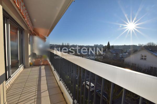 3 PIÈCES - TRAVERSANT - BALCONS - BOX avec CELLIER