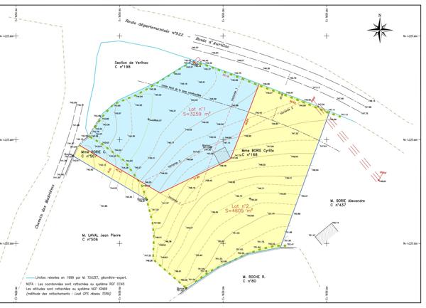 Terrain constructible 3241 m2 Détails des diagnostics énergétiques