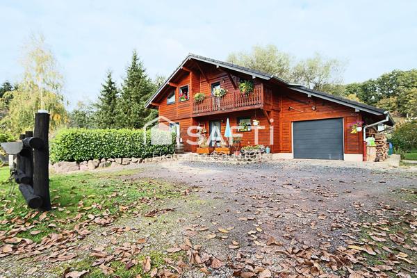 Élégant chalet en bois massif de 106 m² sur 25 ares