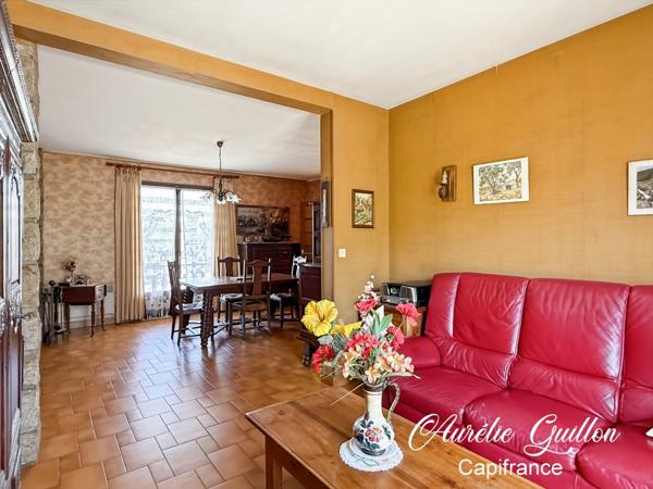 Maison familiale 129 m² – 4 chambres – Garage – Terrain arboré de 4 168 m² – Mauron