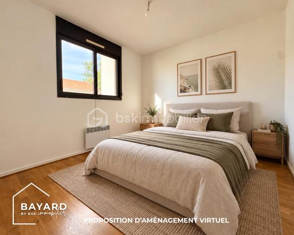 BAYARD IMMOBILIER vous invite à découvrir en exclusivité ce joli T2 lumineux bien agencé et sans vis-à-vis d’environ 50 m² situé au 1er étage, et au pied des commerces, écoles et transports.

Il se compose d'une belle entrée avec placard/cellier d’une pièce de vie exposée Sud d’environ 20 m² et d’une cuisine récente. Vous disposerez d’une chambre, d’une salle d’eau refaite et d’un toilette indépendant.

Le bien est vendu avec une place de parking privative avec accès sécurisé et d’une cave. Possibilité d’acquérir une seconde place de parking en sus du prix.

Les plus : la localisation avec la proximité de toute les commodités, l’absence de vis-à-vis, l’orientation, le bon entretien général du bien, les volets motorisés et fenêtres en double vitrage, DPE en D…

Une belle opportunité pour un premier achat, un nouveau projet ou un investisseur !