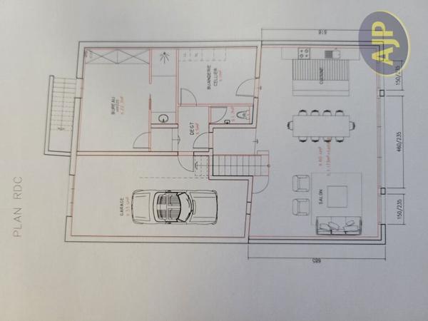Vente maison Bordeaux : 495 000 € - AJP Immobilier Bordeaux Saint-Augustin