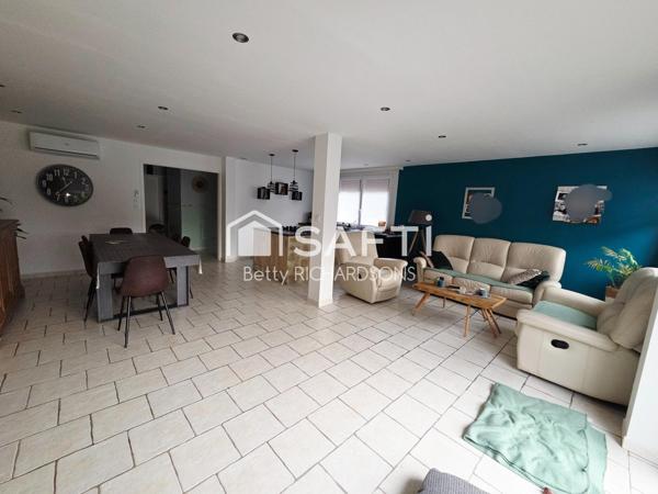 PLEIN PIED individuel avec sous sol, grand jardin