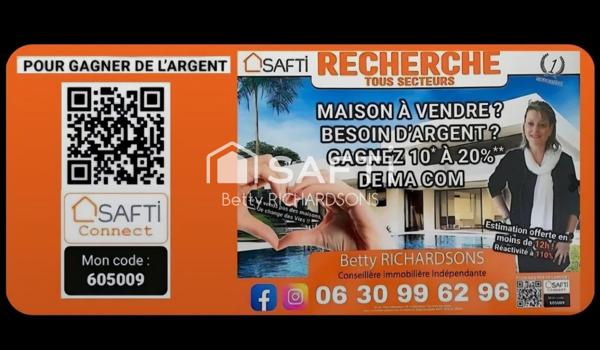 PLEIN PIED individuel avec sous sol, grand jardin