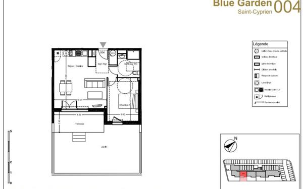 Appartement à vendre    1 pièce • 48,20 m2 Saint-Cyprien