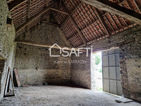 grange à transformer sur parcelle de 1 750m2