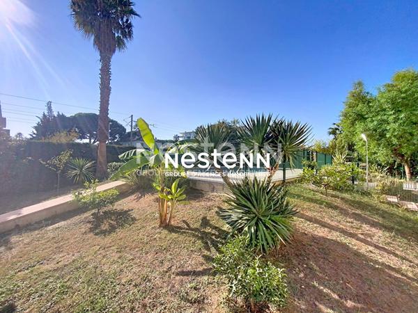 Golfe-Juan - 2P - 41 m² - Terrasse d'angle 16m2 - Piscine - Vue mer