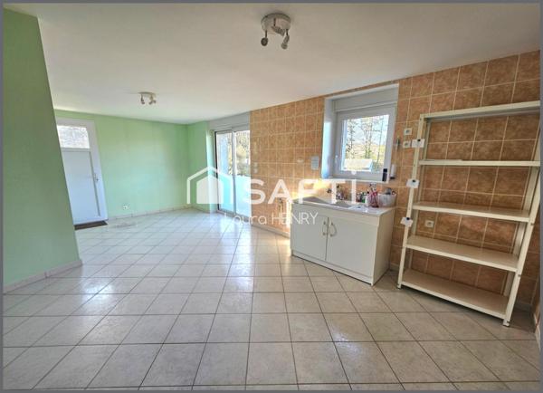 Grande maison rénovée avec garage et jardin