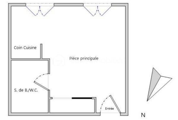 Appartement de 20 m²
