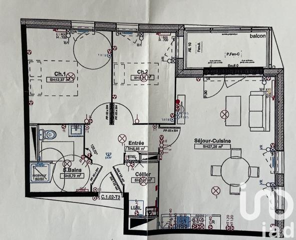 Appartement à vendre 3 pièces 64 m² Verson