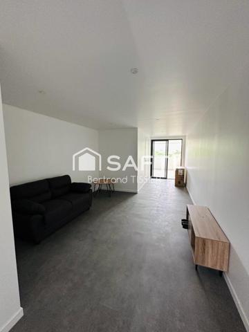 Appartement T2, terrasse fermée, vue dégagée