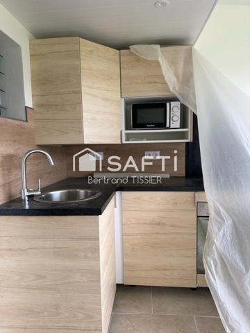 Appartement T2, terrasse fermée, vue dégagée