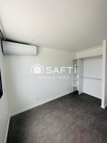 Appartement T2, terrasse fermée, vue dégagée