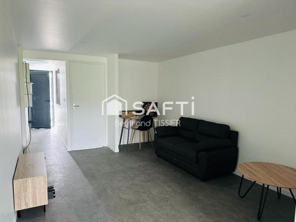 Appartement T2, terrasse fermée, vue dégagée