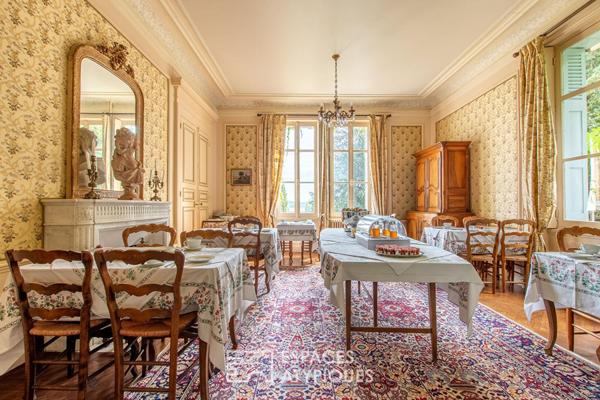 Château et dépendance dans son magnifique parc