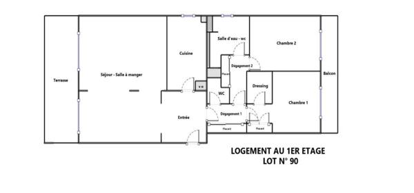 Appartement avec terrasse