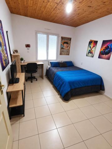 PLAIN PIED 3 CHAMBRES GARAGE CARRELE ASSAINNISSEMENT COLLECTIF