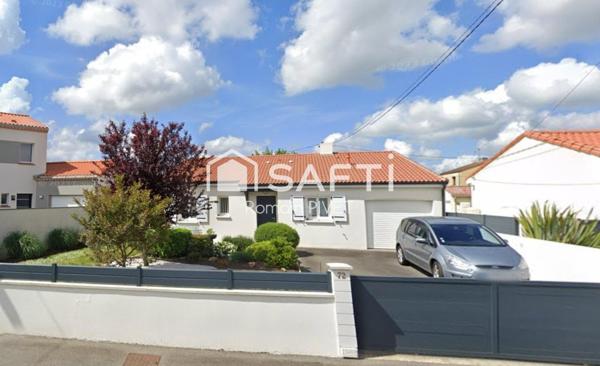 Plain-pied trois chambres avec garage