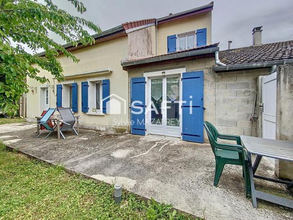 Coup de cœur assuré pour cette maison atypique pleine de charme, à 10 minutes de Bray-sur-Seine !