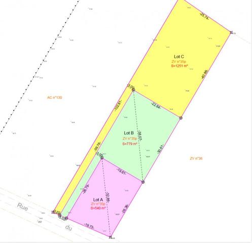 Terrain Saint Aubin La Plaine 779 m2