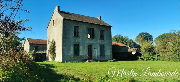 Maison à vendre 5 pièces AUGNE (87)