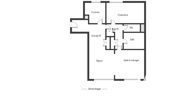 Appartement à vendre 3 pièces 68 m² 