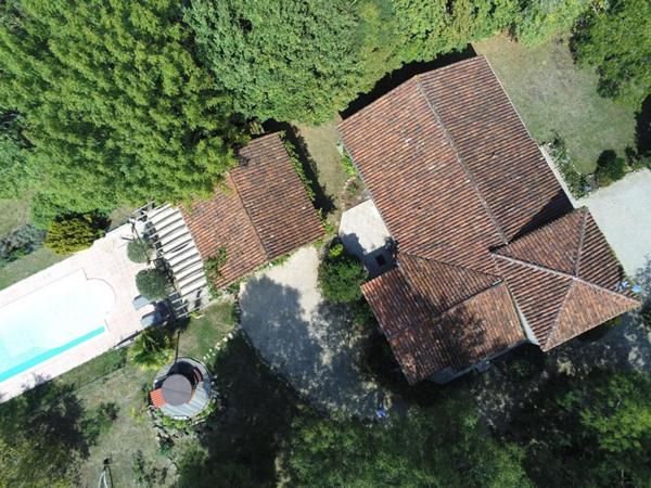 Proche Marciac dans le Gers maison 136 m2 sur 15 hectares