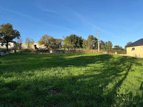 Terrain borné et viabilisé- environnement agréable