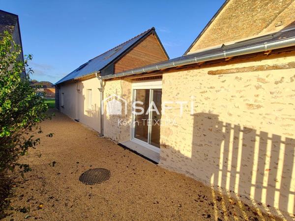 Magnifique maison entièrement rénovée avec 3 chambres.