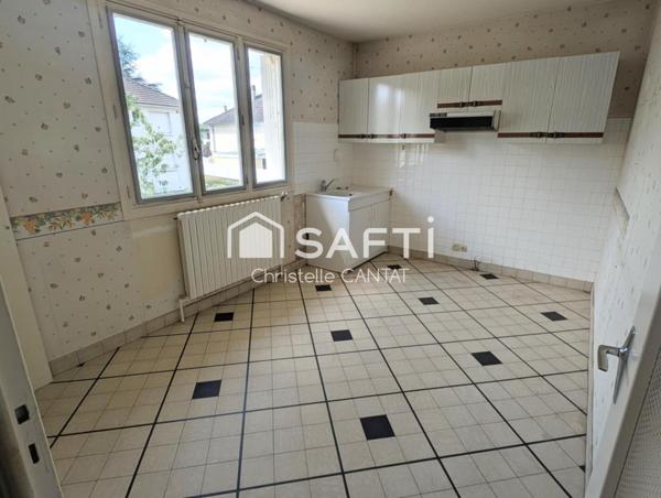 Maison 115 m², 4 chambres, garage et terrain