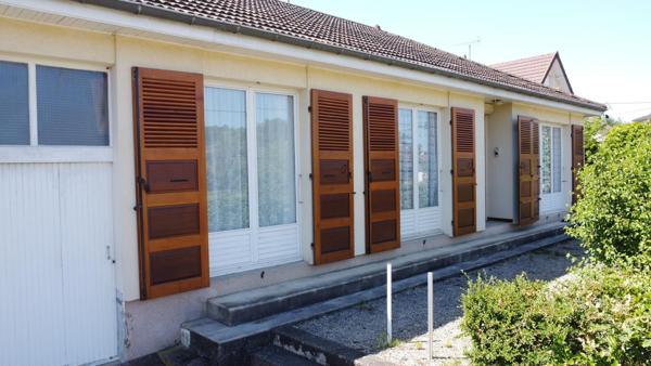 Maison de plain-pied 3 chambres à deux pas du centre de Louhans