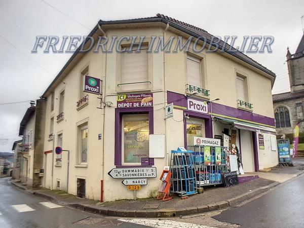 IMMEUBLE DE RAPPORT 1 LOCAL COMMERCIAL ET 3 APPARTEMENTS AV Cousances-les-forges IMMEUBLE DE RAPPORT 1 LOCAL COMMERCIAL ET 3 APPARTEMENTS AV Cousances-les-forges