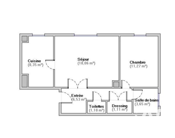 Appartement à vendre 2 pièces 50 m² Saint-Maur-des-Fossés