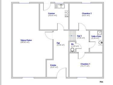 Maison à vendre à Le Mans dans la Sarthe (72000), ref : 72122-1440