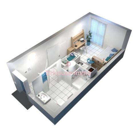 Appartement à vendre 1 pièce de 19 m²