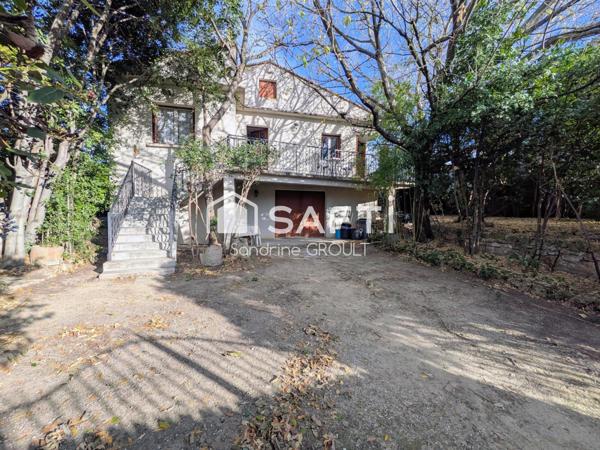 MAISON 125m² 6 PIECES, GARAGE DE 125M²  et TERRAIN de 1093m² -GROS POTENTIEL