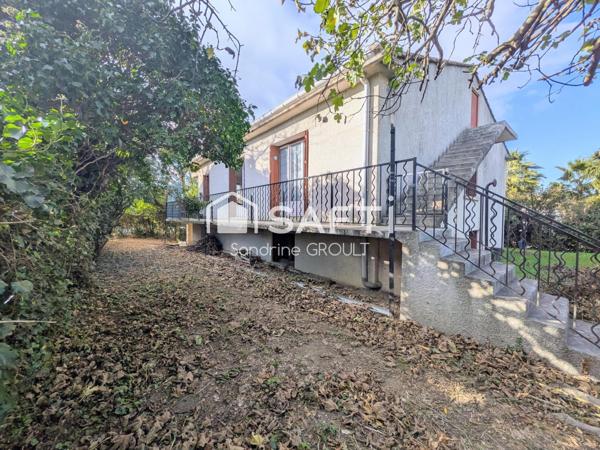 MAISON 125m² 6 PIECES, GARAGE DE 125M²  et TERRAIN de 1093m² -GROS POTENTIEL