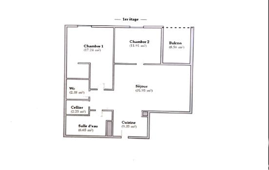 Appartement à vendre 3 pièces 83 m² Amnéville