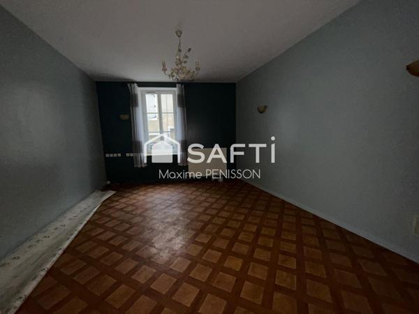 Maison de ville 98 m² – 3 chambres – Centre-ville de Mamers