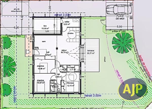 Location maison Biscarrosse : 1 500 € - AJP Immobilier Biscarrosse