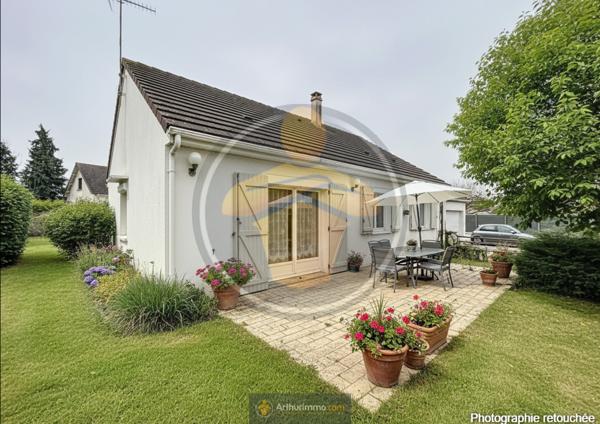 Coulommiers (77120) Maison Plain-Pied, 3 Chambres 80 m2, Terrain 462 m2