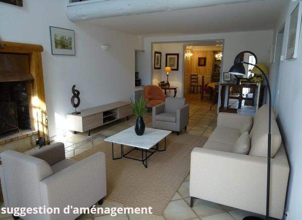 Mas en pierre en Cévennes avec 7ht de terrain garage et piscine vue panoramique