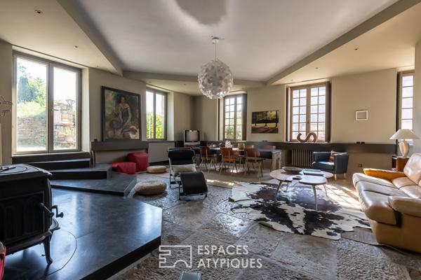 Château au coeur du vignoble Jurassien avec ses chambres d’hôtes