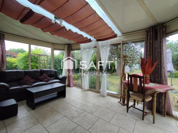 Maison de plain pied avec garage attenant