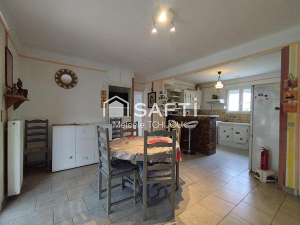 Maison de plain pied avec garage attenant