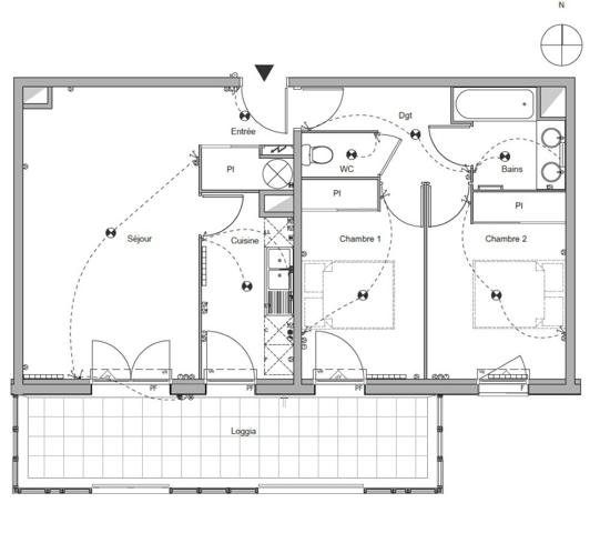 Appartement TOURNEFEUILLE 63.13 m²