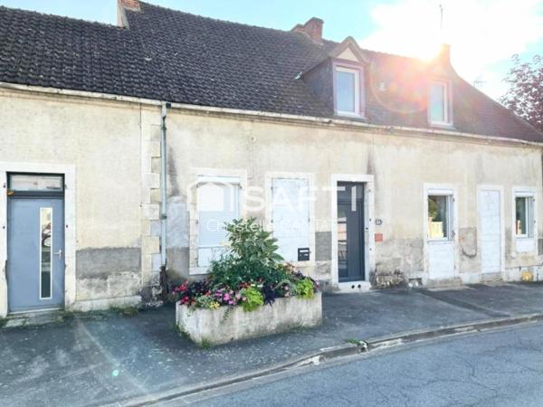 Maison 145 m², 3 chambres, garage, terrain.