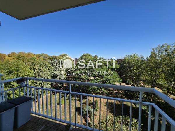 Appartement F3, 2 chambres, 50 m² avec Balcon