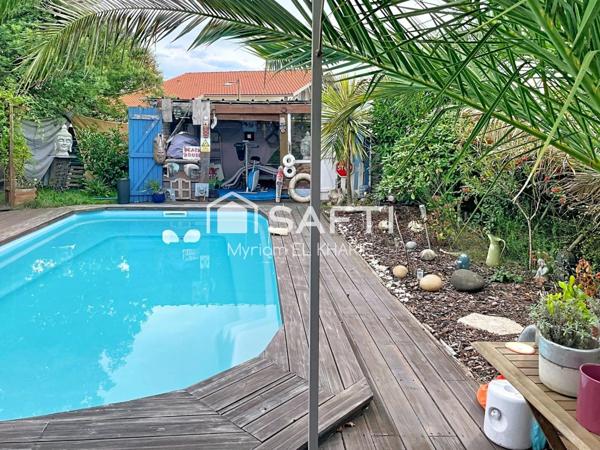Biscarrosse Bourg - Maison 3 ch - 112 m² - Piscine