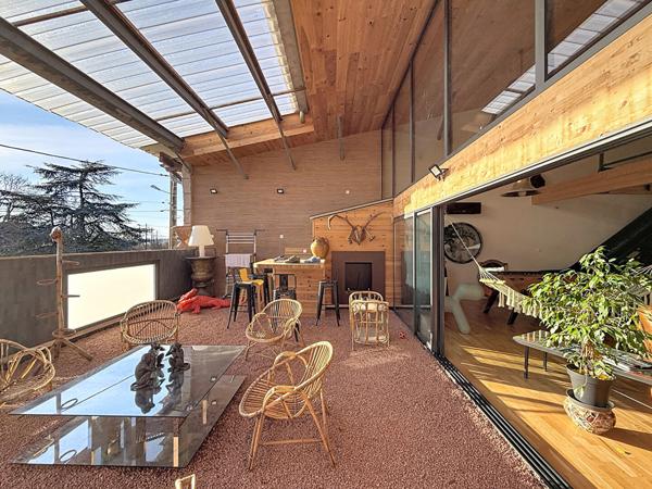 Loft Chazey Sur Ain 5 pièce(s) 400 m2, garage de 80m2, piscine, jacuzzi, love room